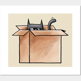 Cat in a Box Posters and Art